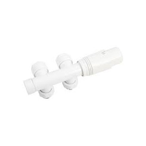 Kom.termo.kątowy do podł.grzejnika (biały)